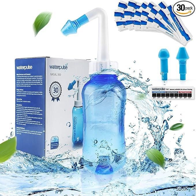 Neti Pot for Sinus Cleaning | BPA-Free Nose Wash Cleaner for Adults & Kids